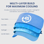 REVIX Large Gel Ice Packs Reusable, 45-Minutes of Long Lasting Cold Packs with Ice Grid Gel Design, Lower Back, Shoulder, Knee Ice Wrap, Cold Therapy for Soothing Waist & Leg Fatigue, 16 × 9", 2 Packs