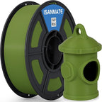 iSANMATE ASA Filament 1.75mm Army Green 1KG, UV & Weather Resistant 3D Printer Filament Perfect for Outdoor Functional Parts, Dimensional Accuracy +/- 0.02mm, 1kg Spool (2.2lbs)