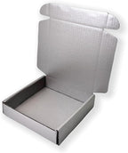 15 Pcs 5.1 x 5.1 x 1.2 inches Mini Size Shipping Boxes Corrugated Cardboard Mailer Boxes Bulk for Packaging Business Mailing Gift,Mini Mailer Boxes for Packaging (Silver, 5.1 x 5.1 x 1.2")
