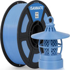iSANMATE ASA Filament 1.75mm Marina Blue 1KG, UV & Weather Resistant 3D Printer Filament Perfect for Outdoor Functional Parts, Dimensional Accuracy +/- 0.02mm, 1kg Spool (2.2lbs)