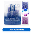 Dry & Dry 20 Gram [200 Packets] Blue Indicating(Blue to Pink) Silica Gel Packets Desiccant Silica Gel Packets - Rechargeable Silica Packets, Silica Gel, Silica Gel Packs