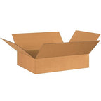 TAPE LOGIC 26x20x6 Flat Corrugated Boxes, Flat, 26L x 20W x 6H, Pack of 20 | Shipping, Packaging, Moving, Storage Box for Home or Business, Strong Wholesale Bulk Boxes