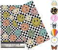 6x9 Poly Mailers – Smiles Checkerboard – Waterproof, Tear-Resistant Shipping Bags with Adhesive Seal – 100 Pack – Package Mint