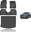 KELCSEECS® Floor Mats & Cargo Liner Custom for Lincoln Corsair 2020-2026(Not for Hybrid),All Weather Protection TPE Floor Liners Front& Rear Row Full Set Lincoln Corsair Accessories Black