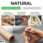 IDL Packaging 18" x 14400" (1200 ft) Large Brown Kraft Paper Roll for Packing - Perfect Natural Kraft Wrapping Paper for Void Filling - Craft Paper for Kids Art Projects