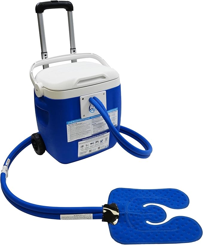 Polar Active Ice 3.0 Cold Therapy Ice Machine System with Programmable Timer, Universal Compression Pad, Lightweight 16 Quart Cooler, Quiet Pump, Strong Cyrotherapy Pain Relief Treatment