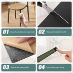 FONUNO Foam Padding Sheets with Adhesive Foam Insulation Neoprene Sheets Closed Cell Insulation Neoprene Rubber Roll for Gaskets Liner Crafts DIY Projects, Black, 12" Wide x 118" Long x 1/16" Thick