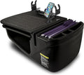 AutoExec AE-GMCD-PI-PM-PS-BT GripMaster Car Desk for Your Vehicle Workstation and Mobile Office, Black with 400 watt Power Inverter, Phone Mount and Printer Stand