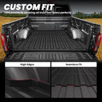 LASFIT 5.5ft Bed Mat for Ford F-150 | F150 Lightning 2026 2025 2024 67.1" Bed Box All Weather Protector TPE Truck Bed Liner Durable Easy Clean-Not Fit for Drop in Bedlienr