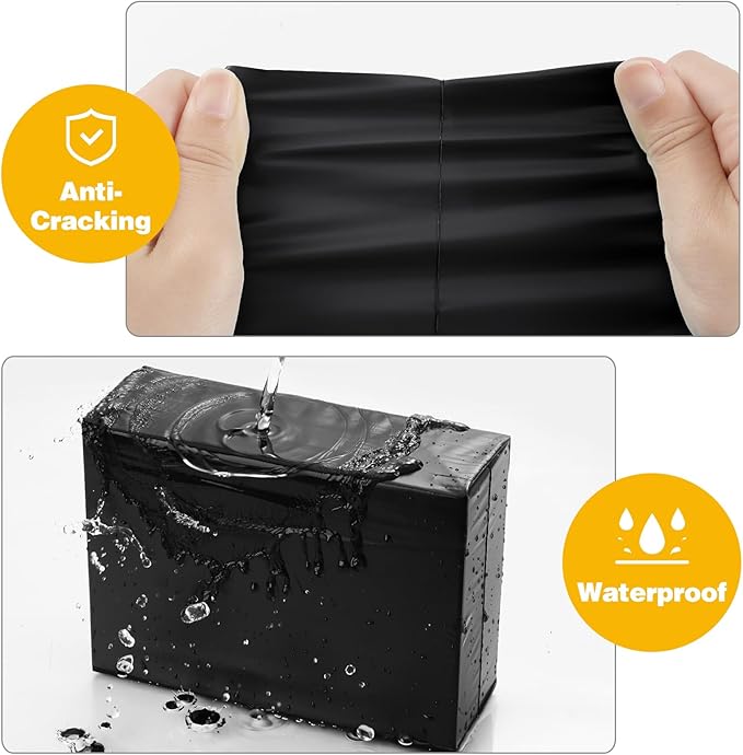 Famagic Poly Mailers, 100pc 14.5x19 Inch Shipping Bags, Large Chic Packaging Bags for Small Business, Tearproof Mailing Envelopes for Clothing Supplies, Boutique, Self Seal Mailers Poly Bags Black