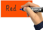 PARLAIM 3" x 5" Rectangle Color Coding Labels,250 per Dispenser Box Roll Square Label Inventory Stickers(Fluorescent Red)