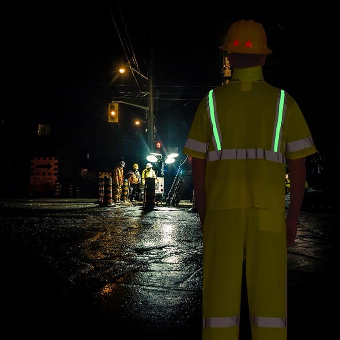A-SAFETY Glow safety Vest ANSI Class 3