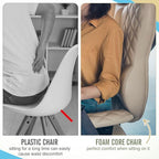 Frienda 2 Pcs Upholstery Foam 1" x 24" x 72" High Density Cushion Blue Polyurethane Craft Foam Padding for Seat Replacement DIY Projects Chairs Headboards Sofas Home