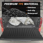 TripleAliners for Tacoma 2024 2025 2026 | Truck Bed Tailgate Mat | Compatible with 2024 2025 2026 Toyota Tacoma Accessories Tailgate Liner Protector Cargo Mat All-Weather Cargo Liner Custom Fit, 1PC