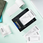 MUNBYN Thermal Paper 3 1/8 x 230ft, 50 Rolls Receipt Paper Work for Star Micronics TSP100 TSP143 Epson 80mm Receipt Printer Square POS Register, 80mm Thermal Receipt Papers, BPA Free, Plus Version
