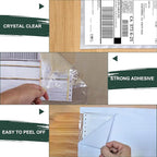 Packing List Pouches, Shipping Label Envelopes Clear Adhesive Top Loading Packing List (6" x 9" - 200 Pcs)