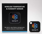 Wireless Temperature and Humidity Sensor - Developed in The USA - 24/7 Data Logger with Alarm – Bluetooth Smart Thermometer and Hygrometer - Bluetooth Only - Not WiFi