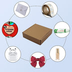 6x6x1.5 inch Small Shipping Boxes 50 Pack, Brown Corrugated Cardboard Mailer Boxes Bulk for Packaging Business Mailing Gift，Mini Mailer Boxes for Packaging Supplies Business Present