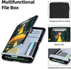 Clipboard with Storage Box & Pen Holder,Heavy Duty Clip Boards 8.5x11 for Nursing,High Capacity,School & Office Supplies,Forest Fairy
