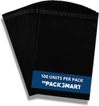 Black Plastic Poly Mailers 14.5"x19" | Shipping Bags for Clothing, Books & Accessories | Durable Shipping Envelopes | Waterproof, Tear-Proof with Strong Self-sealing Adhesive | 100-Pack