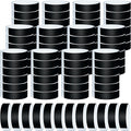 1200 Pcs Plastic Paper Wristbands for Events Neon Color Wrist Bands Concert Identification Wristbands Paper Bracelets Wristbands Party Hand Bands (Black)