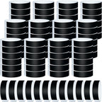 1200 Pcs Plastic Paper Wristbands for Events Neon Color Wrist Bands Concert Identification Wristbands Paper Bracelets Wristbands Party Hand Bands (Black)