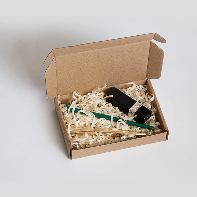 50 Pack 6x4x1 Inches Small Shipping Boxes, Brown Corrugated Cardboard Boxes, Moving Mailing Packing Box