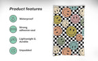 6x9 Poly Mailers – Smiles Checkerboard – Waterproof, Tear-Resistant Shipping Bags with Adhesive Seal – 200 Pack – Package Mint