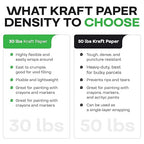 IDL Packaging 48" x 14400" (1200 feet) - USA-Made Large Brown Kraft Paper Roll - 30lb Thickness - Natural Kraft Wrapping Paper for Packing, Void Filling - Craft Material for Kids Art Projects