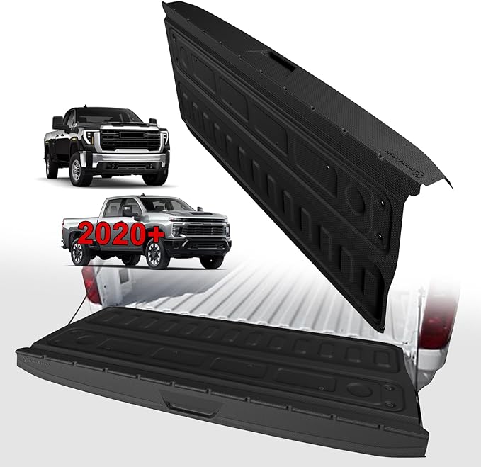 TripleAliners Compatible with Chevy Silverado & GMC Sierra 2500HD/3500HD 2020-2026 Multi-pro Tailgate Mat with Tailgate Cap Top Protector Full-Coverage Truck Bed Cover Liner Replacement