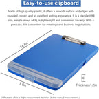 SFLHHDM Storage Clipboard with Pen Holder, High Capacity Clipboards for Classroom, Clip Boards 8.5x11 with Storage, Low-Profile Clip, Lightweight Plastic Clipboard for Kids, Lawers, Office Workers