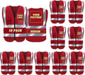 BeautyWill Custom Safety Vest Logo Class 2 High Visibility Reflevtive Vest Outdoor Protective Workwear