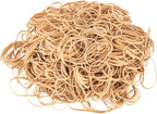 Rubber Bands Size 33, Bulk Pack of 10lb (6,000) Tan Rubber Bands, 3.5"x1/8", Made In USA