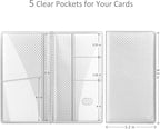 FINPAC Car Registration and Insurance Card Holder, Vehicle Glove Box Card Organizer Wallet Automobile Accessories for License