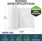 HexcelPack HexaFil Honeycomb Packing Paper - Eco-Friendly, Sustainable Filler for Shipping and Moving, Cushioned Packing Material in Dispenser Box, Alternative to Bubble Wrap - White, 12" x 1700'