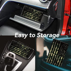 Car Registration and Insurance Holder, Leather Car Glove Box Organizer, Cool Car Accessories for ID, Driver's License Cards & Essential Document, business cards, Men&Women,Military Camouflage USA Flag