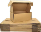 Small Brown Shipping Boxes for Small Business Pack of 25-9x6x3 inches Cardboard Corrugated Mailer Boxes for Shipping Packaging Craft Gifts Giving Products