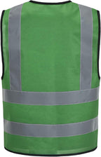 AYKRM 12 colour High visibility viz vest hi vis viz reflective work construction safety vest (XS-8XL)