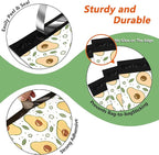 Poly Mailers 12x15.5 Inch 50 Pcs - Avocado printed Shipping Bags, 2.4mil Thickness, Waterproof and Tear Resistant Mailing Envelopes, Self-Sealing Packaging Bags for Small Business