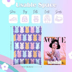 Metronic Poly Mailers 14.5x19 Inch 50pc, Easter Rabbit Bags for Shipping, Self-Adhesive Shipping Envelopes for Small Business, Waterproof Mailers Poly Bags for Shipping, Packaging Mailing Bags Bunnies