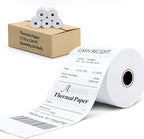 AUEAR, Thermal Cash Register POS Paper Rolls, 3 1/8" x 230' - BPA Free (50 Pack)