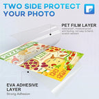 200 Pack Laminating Sheets, 3 mil, 8.9" x 11.4" Thermal Laminating Pouches Lamination Sheet Paper for Laminator, Clear, Letter Size, Office and School Supplies