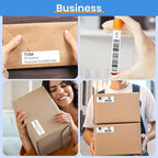 Compatible Address Labels Replacement for Brother DK-11201/DK-1201 (1.1" X 3.5”) Die-Cut All Purpose Shipping Barcode Label Use with Brother QL Label Printers 12 Rolls 4800 PCS