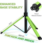 Multi-Directional LED 7000 Lumen Work Light, with Adjustable Tripod Stand and Carry Bag, Rechargeable with USB Power in/Out, Super Bright for Camping, Car Repairing, Barbecue, Workshop