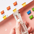 100PCS Colorful Binder Clips, Work with Clam Clip Dispensers,40 Sheet Capacity for Home Food Packaging, Fixing Loose Leaf Pape School Desk Office