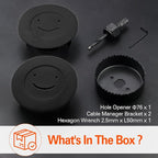 TV Cord Hider Kit - Comprehensive in-Wall Cable Management Solution for Wall-Mounted TVs