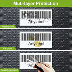 Compatible Continuous Labels Replacement for DK-2205 (2.4 in x 100 ft), Use with Brother QL Label Printers (12 Rolls + 1 Frame, 30.48m Length Labels/Roll)