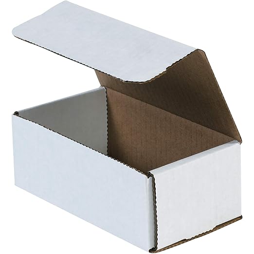 Box USA BMRX4X 6 1/2"L x 3 5/8"W x 2 1/2"H, White (Pack of 50)