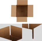 4x4x4 inches Shipping Boxes 30 Pack, Kraft Corrugated Small Cardboard Boxes for Mailing Packing, White