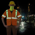 AYKRM 11 color High Vis Reflective Safety Vest for Women Men Security Pocket Zipper